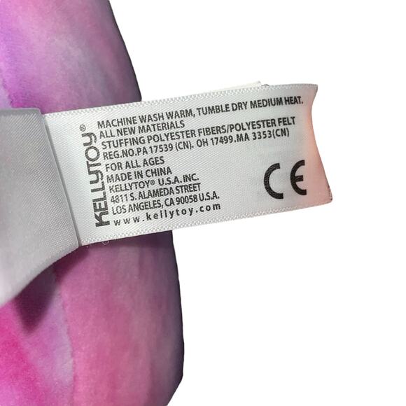 Squishmallows Plush Pillow Unicorn Lola Stuffed Animal Hearts Nursery Shower 15” - Picture 10 of 12